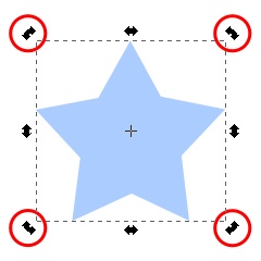 ������� ������ � inkscape