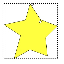 звезда со случайными вершинами в inkscape